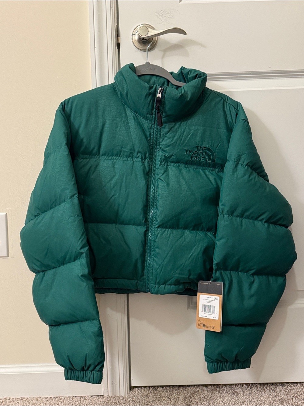 NWT The North Face Evergreen Nuptse Short DTM Jacket- Women's Size Large - Picture 5 of 11